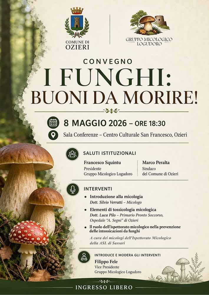 Locandi aconvegno funghi Ozieri
