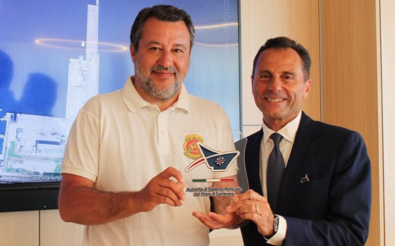 Matteo Salvini e Domenico Bagala