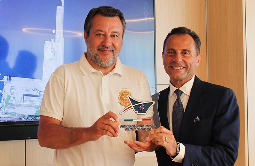 Matteo Salvini e Domenico Bagala