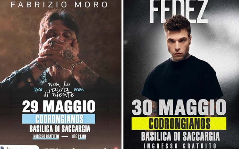 Moro e Fedez a Codrongiuanos