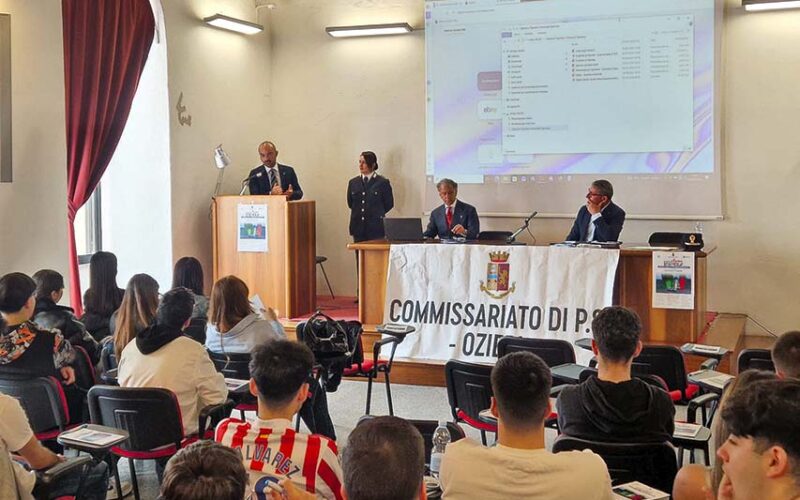 Polizia di Stato conferenza Ozieri Droga e alcol