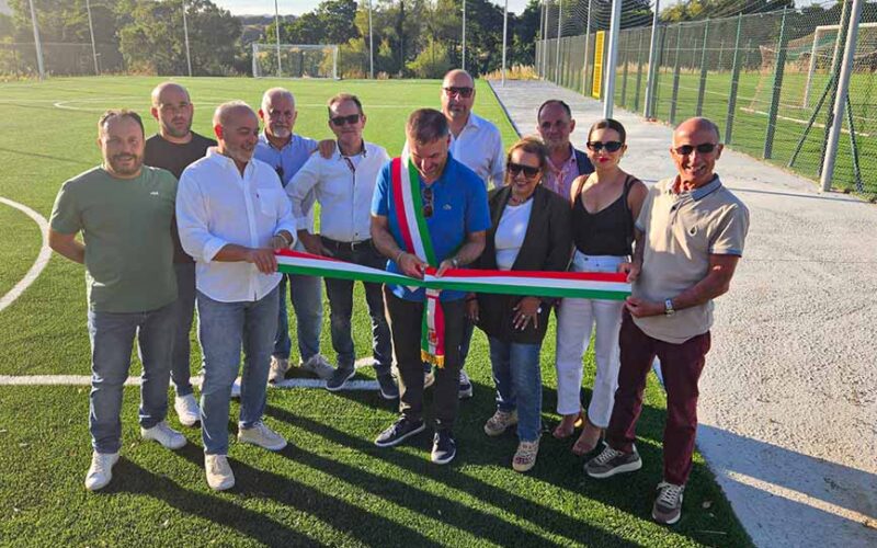 Inaugurato campo calcio a 7 Monti