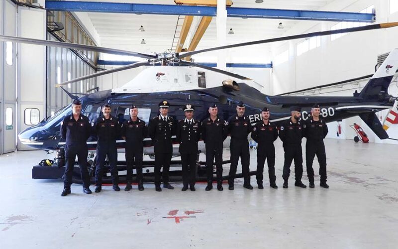 Nuovo elicottero Carabinieri a Olbia