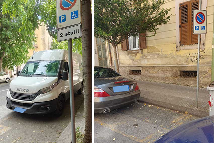 Sassari stalli invalidi