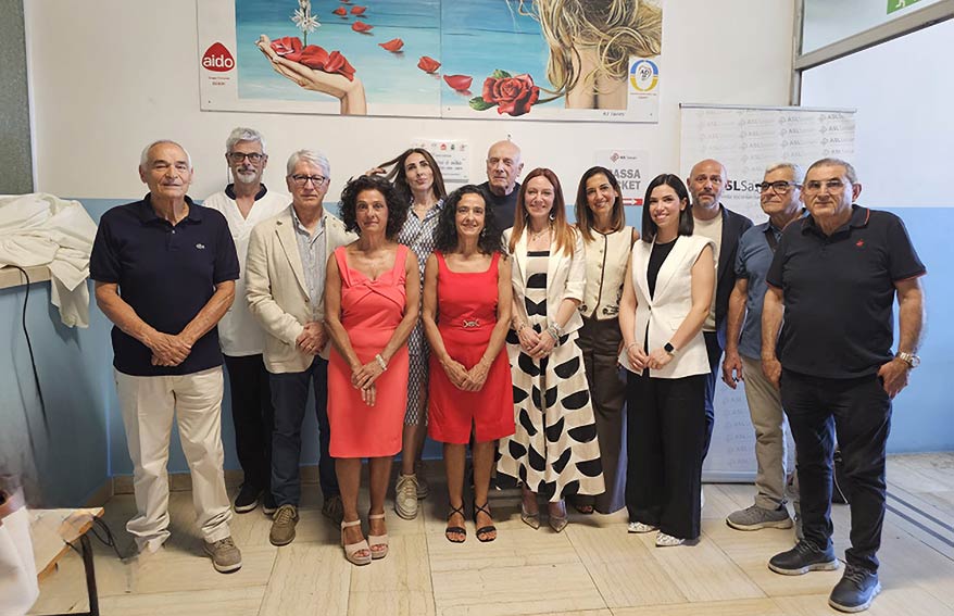 aido admo Ozieri donazione quadro ospedale Ozieri