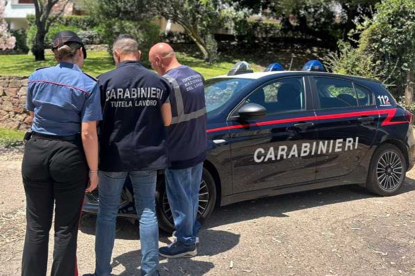 Crabinieri Nil controlli Santa Teresa azienda raccolta rifiuti