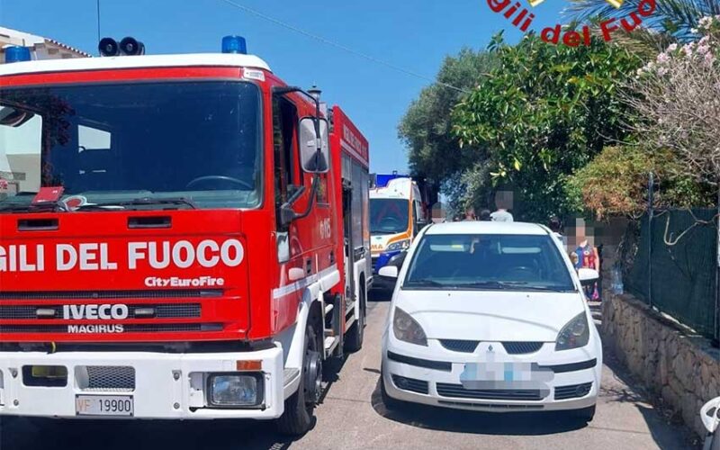 Incendio appartamento Palau