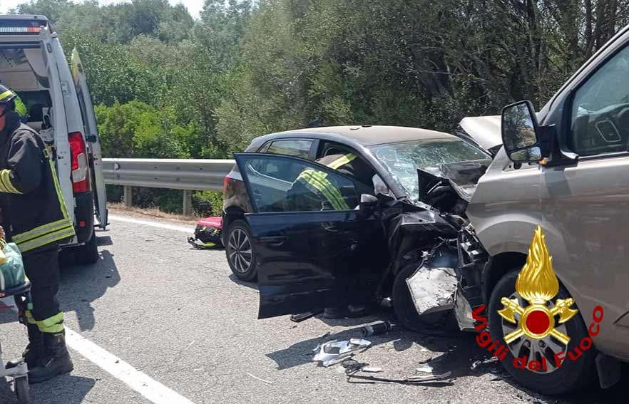 Incidente Arzachena Olbia Statale 125