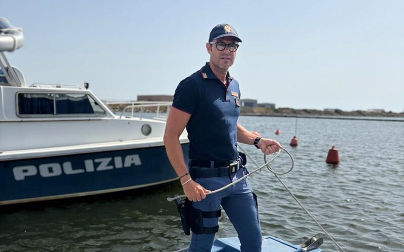 Poliziotto Salva 75enne a Cabras