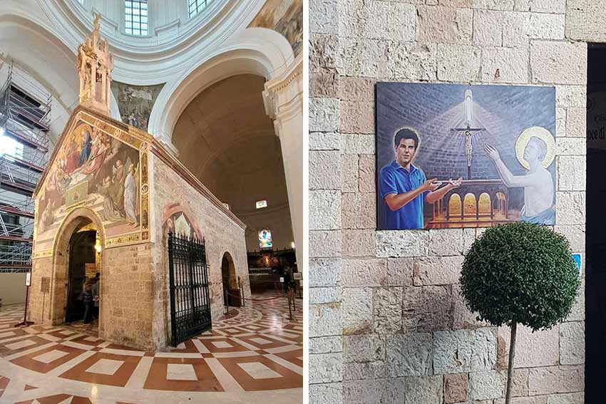 Un gruppo di fedeli di Benetutti in pellegrinaggio ad Assisi e Cascia 3 San Francesco Assisi e Acutis