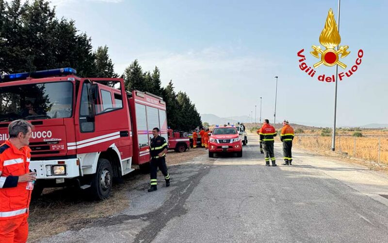 Vigili del Fuoco incendio Ottana