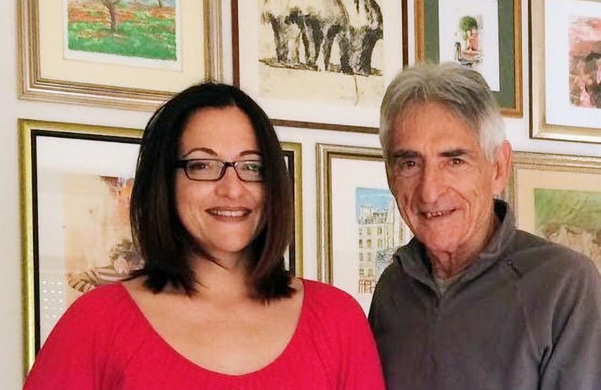 Benedetta ricci con il batto Luigi