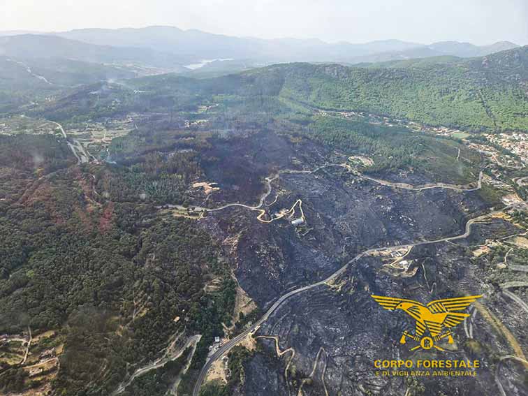 Incendio Arzana ed Elini 2