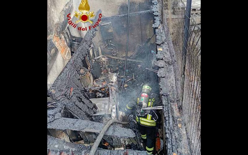 Incendio BB Orosei