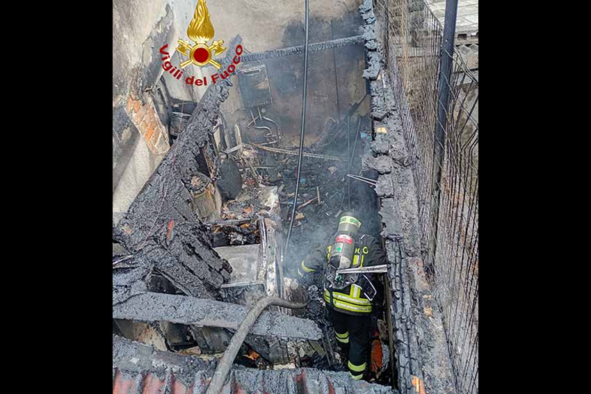 Incendio BB Orosei