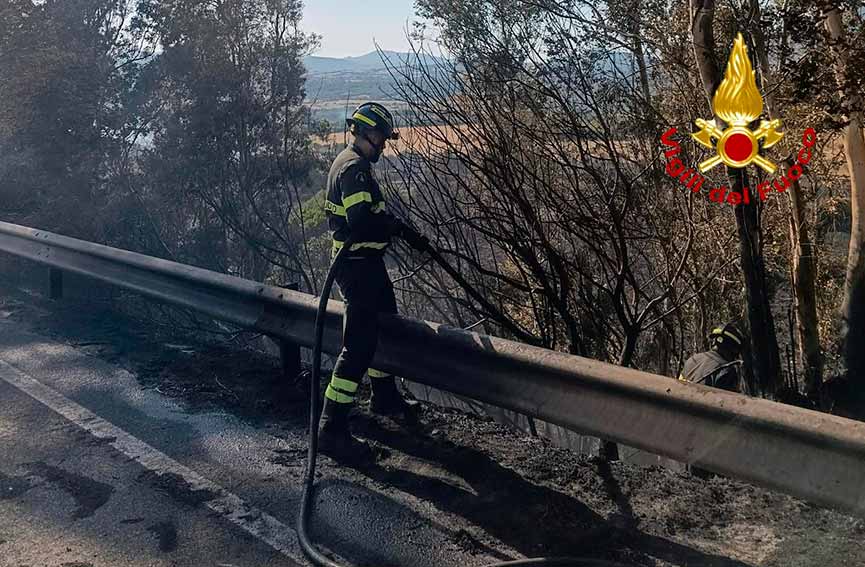 Incendio Bortigiadas 2