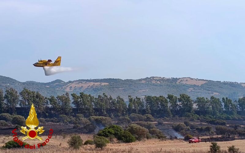 Incendio Bortigiadas