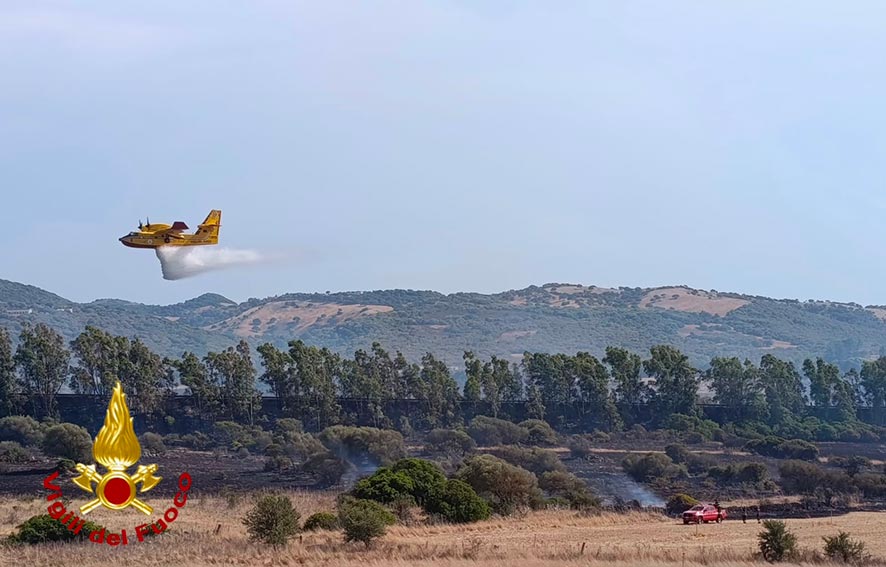 Incendio Bortigiadas