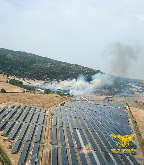 Vasto incendio a Giave, in azione elicotteri e canadair 3 Incendio Giave 4