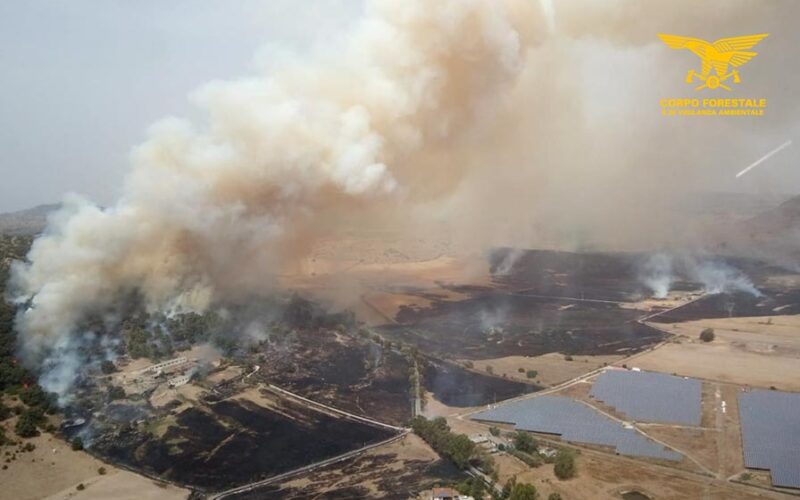Incendio Giave