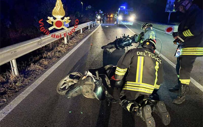 Incidente Olbia statale 125 vecchie saline