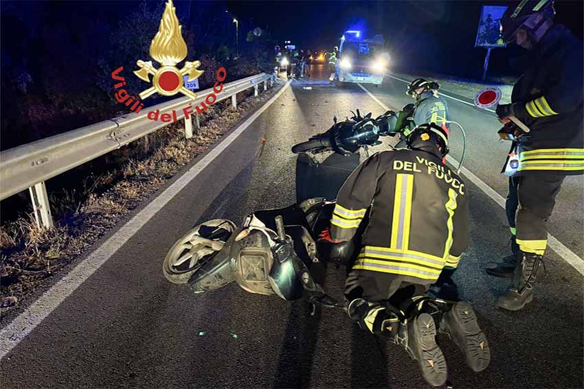 Incidente Olbia statale 125 vecchie saline