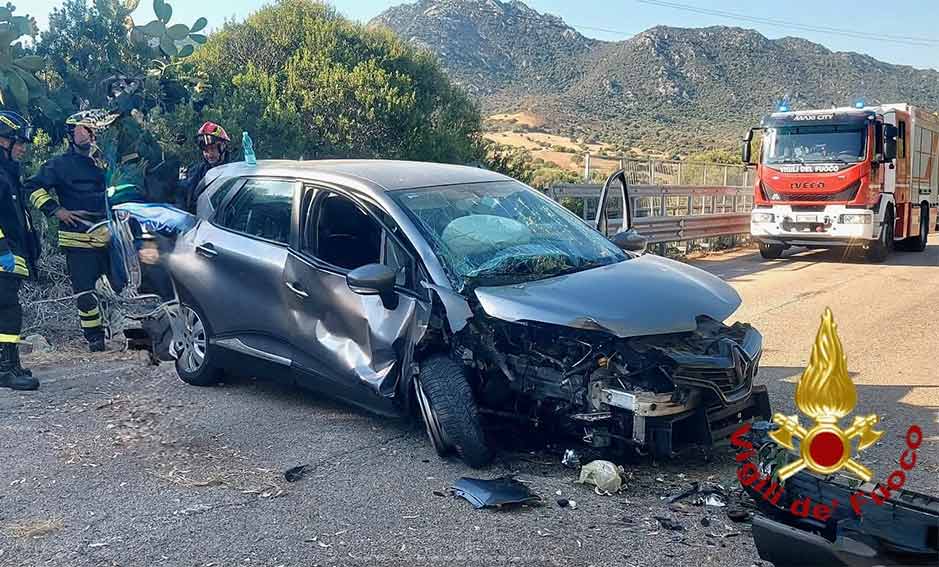 Incidente Sp 16 direzione Golfo Aranci