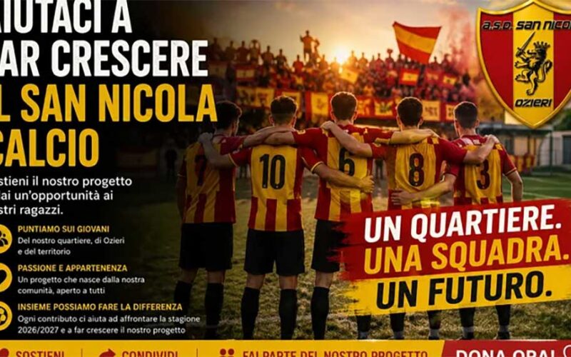 Raccolta fondi San Nicola Calcio
