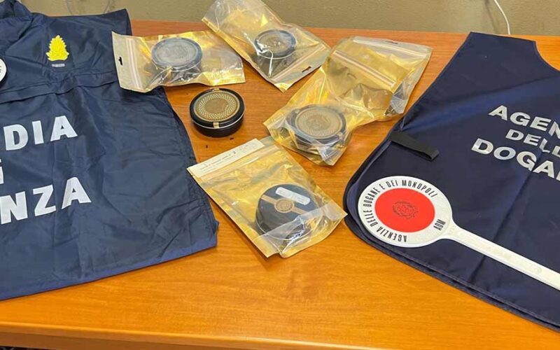 Sequestro caviale Gdf Sassari e Agenzia dogane