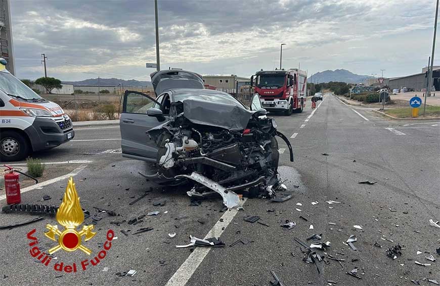 Incidente Olbia zona industriale