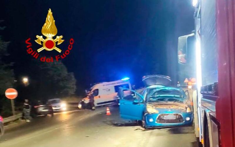 Incidente Sassari viale Porto Torres