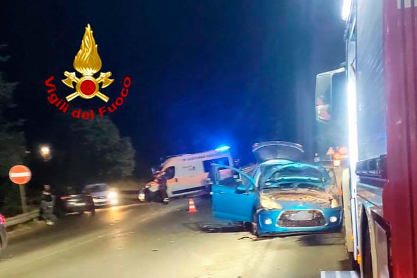 Incidente Sassari viale Porto Torres