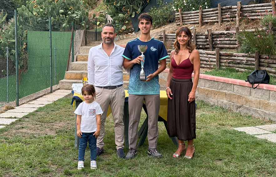 Ozieri. A Niccolò Dessì e Alessandra Pezzulla il decimo Memorial di tennis Ivan Satta 2 Memorial Tennis Satta Niccolo Dessi