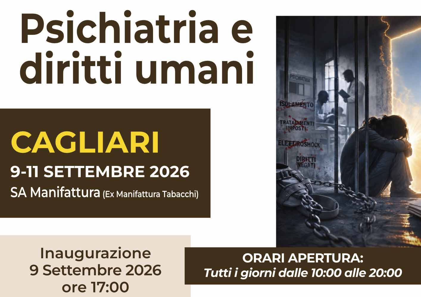 Mostra psichiatria Diritti umani