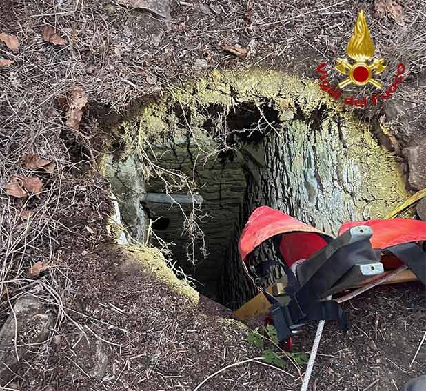 Pozzo Ozieri uomo precipitato 1