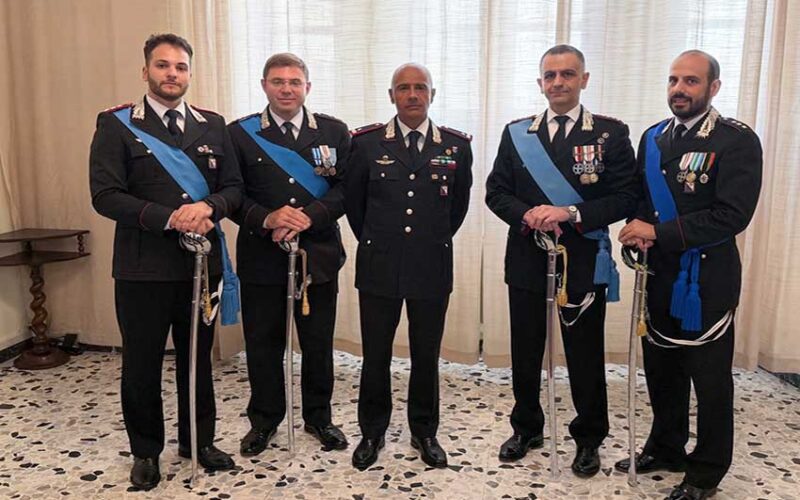 Ufficiali Carabinieri Sassari trasferiti
