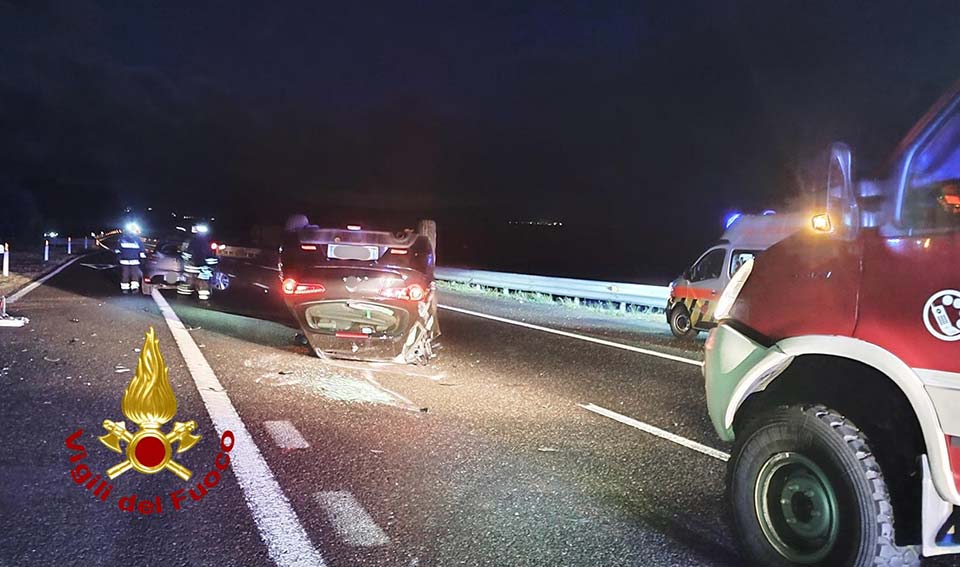 Incidente ss131 bivio Florinas