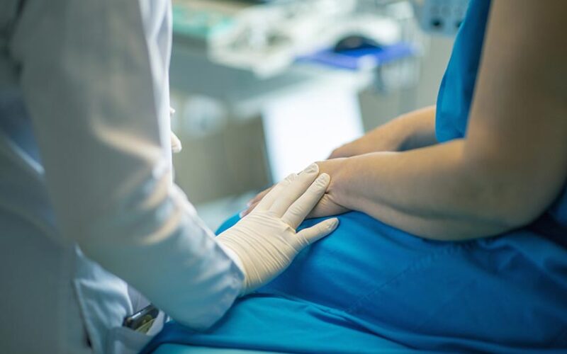 Medico paziente donna